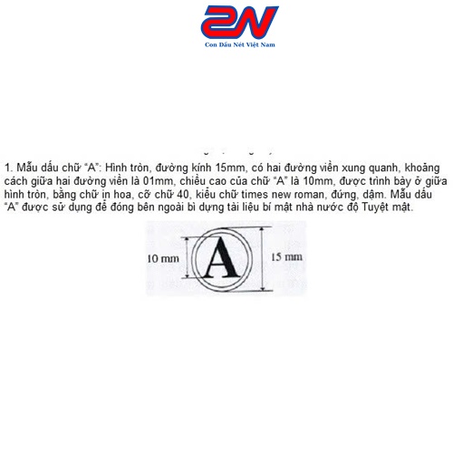 Con Dấu Chữ A